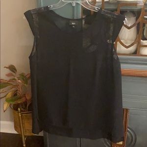 •3/$15• MOSSIMO— Black Cap Sleeve Top